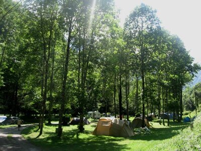 bivouac au camping les Bouries (au lieu dit Angouls)