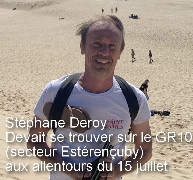 Avis de recherche : Stéphane Deroy