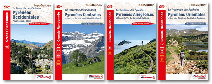 Les 4 topoguides du GR10