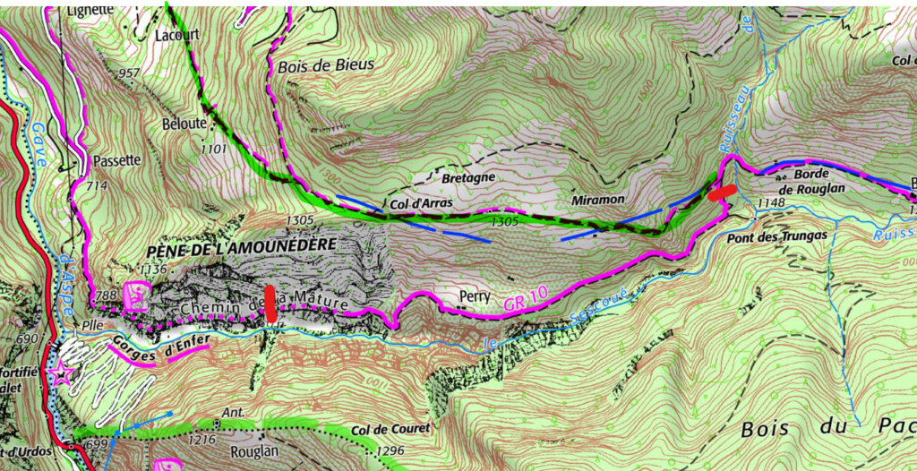 Déviation provisoire chemin de la mâture GR10