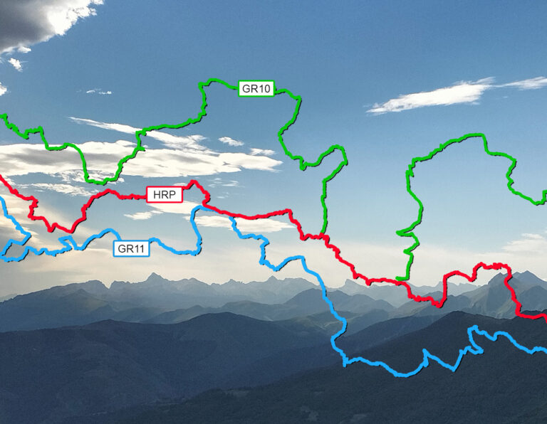 Les jonctions entre HRP, GR11 et GR10